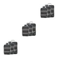 thumbnail image 3 of relayinert 1/2/3/5 3pack/lot Waterproof And Durable Storage Cubes - Enjoy On Trips No Loose Thread Black 3PCS, 3 of 6