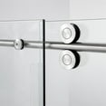 thumbnail image 4 of Vinnova 312056-SS-BN 56 x 78 in. Villena Single Sliding Frameless Shower Door, Brushed Nickel, 4 of 7