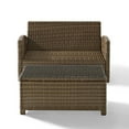thumbnail image 2 of Crosley Furniture Bradenton 2 Piece Fabric Patio Sofa Set in Brown/Sangria Red, 2 of 11