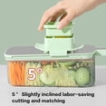 thumbnail image 4 of Multi-Function Vegetable Grater, Chopper and Slicer Easy to clean, container-equipped vegetable chopper Suitable for potatoes, tomatoes, onions, cheese, cucumbers and other ingredients, 4 of 8