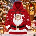 thumbnail image 2 of Christmas Dog Hoodie with Pouch Pullover Pet Carrier Hoodie with Large Pockets Womens Mens Christmas Sweatshirt, 2 of 5