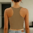 thumbnail image 5 of Lace Trim Ribbed Crop Tank Tops for Women Solid Sleeveless Form Fitting Cami Tops Soft Breathable Blouse for Casual and Layering Wear, 5 of 8