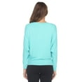 thumbnail image 3 of White Mark Women's Banded Dolman Top, 3 of 6