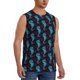 thumbnail image 2 of Balery Blue Seahorse Camisetas sin mangas para hombre, absorbe la humedad y protege contra el mal olor.-X-Large, 2 of 7