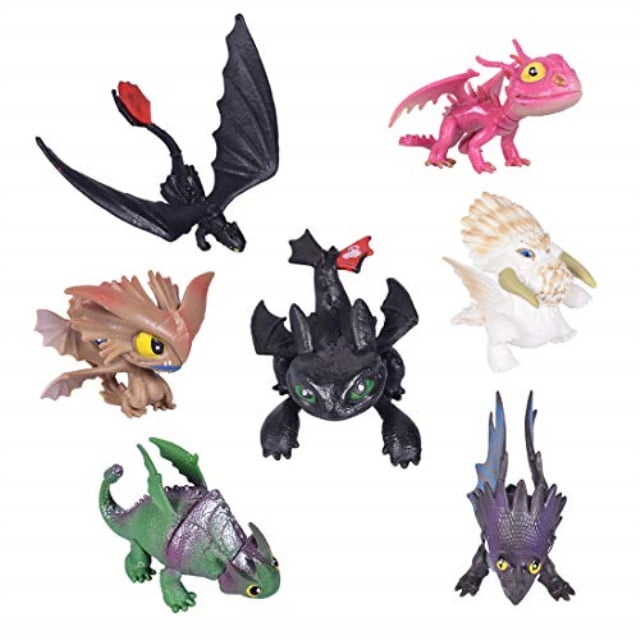 max fun 7 pcs how to train your dragon action figures