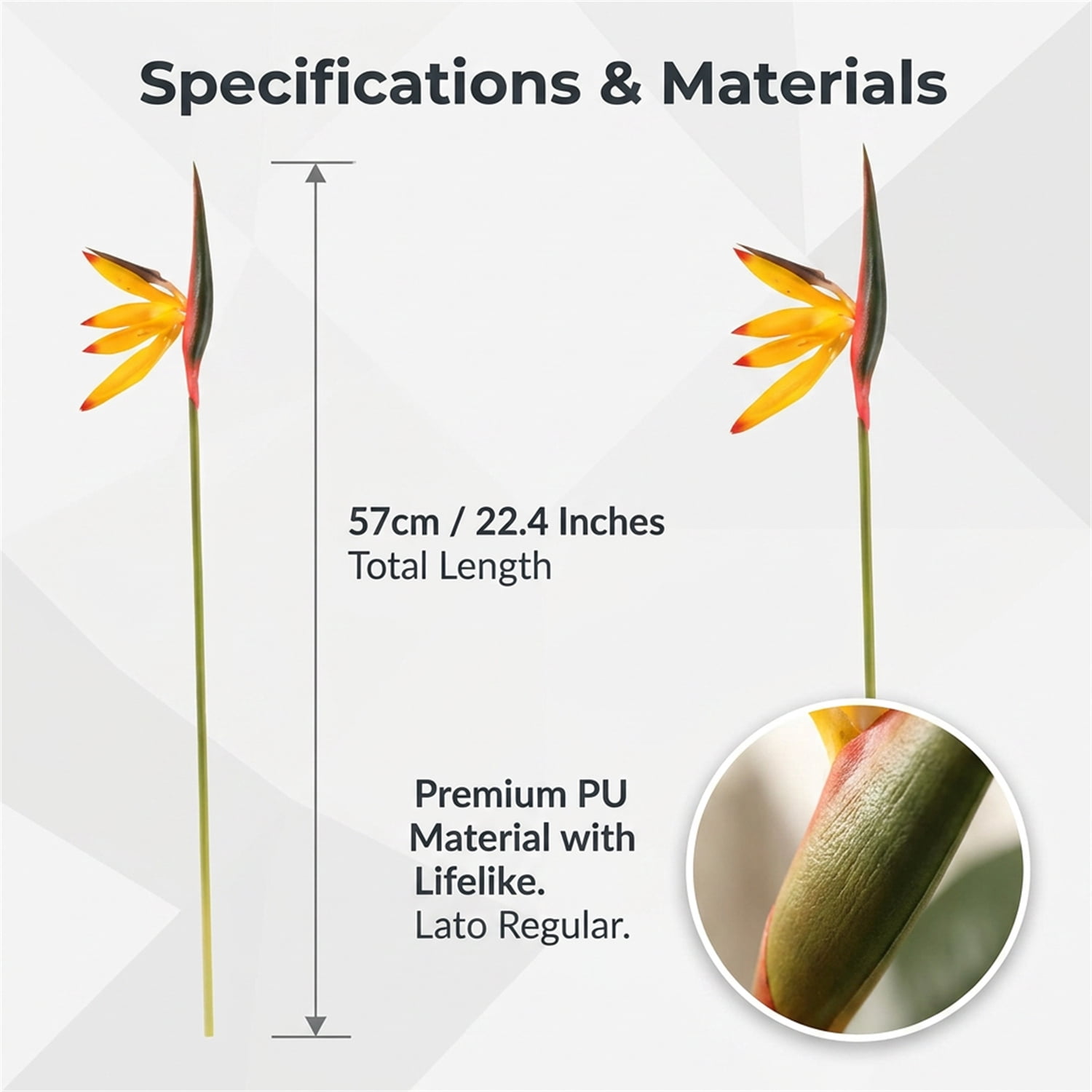 NOGIS 10 Pack Artificial Flowers Bird of Paradise,22.4 Inch Hawaiian Tropical Flowers Strelitzia Green Plant for Home Garden Decoration Office Verandah Wedding Decorations (Yellow)
