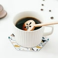 thumbnail image 5 of KLL Drink Coasters Set Hexagon of 4,PU Leather Absorbent Coasters Set Decorative Coffee Cup Coasters Housewarming Gift for Home Decor-Cute Whale, 5 of 5