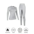 thumbnail image 2 of ANFERRY Womens Ski Thermal Set Quick Dry Breathable 2 Pieces Base Layers Seamless Crew Neck Warm Long John Underwear for Winter, 2 of 8