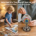 thumbnail image 3 of MEHOOM Classic DIY Mosaic Lamp Kit, Turkish Crafts Kit for Adult, Moroccan Decor, Perfect Gift for Her or Him (Multicolor), 3 of 11