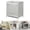 Type A, variant on SHegdu Cup Holder Countertop Metal Mug Display Organizer Mini Drinkware Cabinet with Drawer Transparent Flip-Up Door for Coffee Kitchen Beverages Cosmetics Storage (Type C)