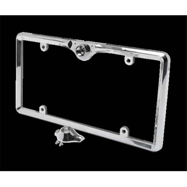 License Plate Frame Camera Bracket, Chrome