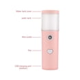thumbnail image 2 of Soidarity Pulverizador de niebla facial 30ml Cuidado de la piel Belleza Humidificador facial personal recargable Vaporizador de agua de salón de viaje Protección de la piel Rosa Soidarity CE014715-02, 2 of 6
