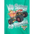 thumbnail image 3 of Monster Jam Toddler Boys Holiday Graphic Crewneck Tee with Short Sleeves, Sizes 12M-5T, 3 of 3