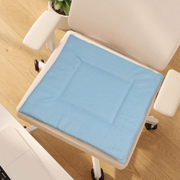 Cojín de Esponja de Lino Multicolor para Silla Onlyliua