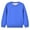Blue, variant on Kids Crewneck Sweatshirts Long Sleeve Pullover Sweatshirt Casual Loose Shirts Tops for Girls Boys