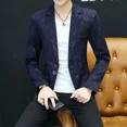 thumbnail image 5 of Chaqueta larga para hombre con lentejuelas y diamantes de imitación, talla grande, trajes y blazers para hombre, abrigos de gran tamaño, casuales, vintage, elegantes, de alta calidad, 5 of 5