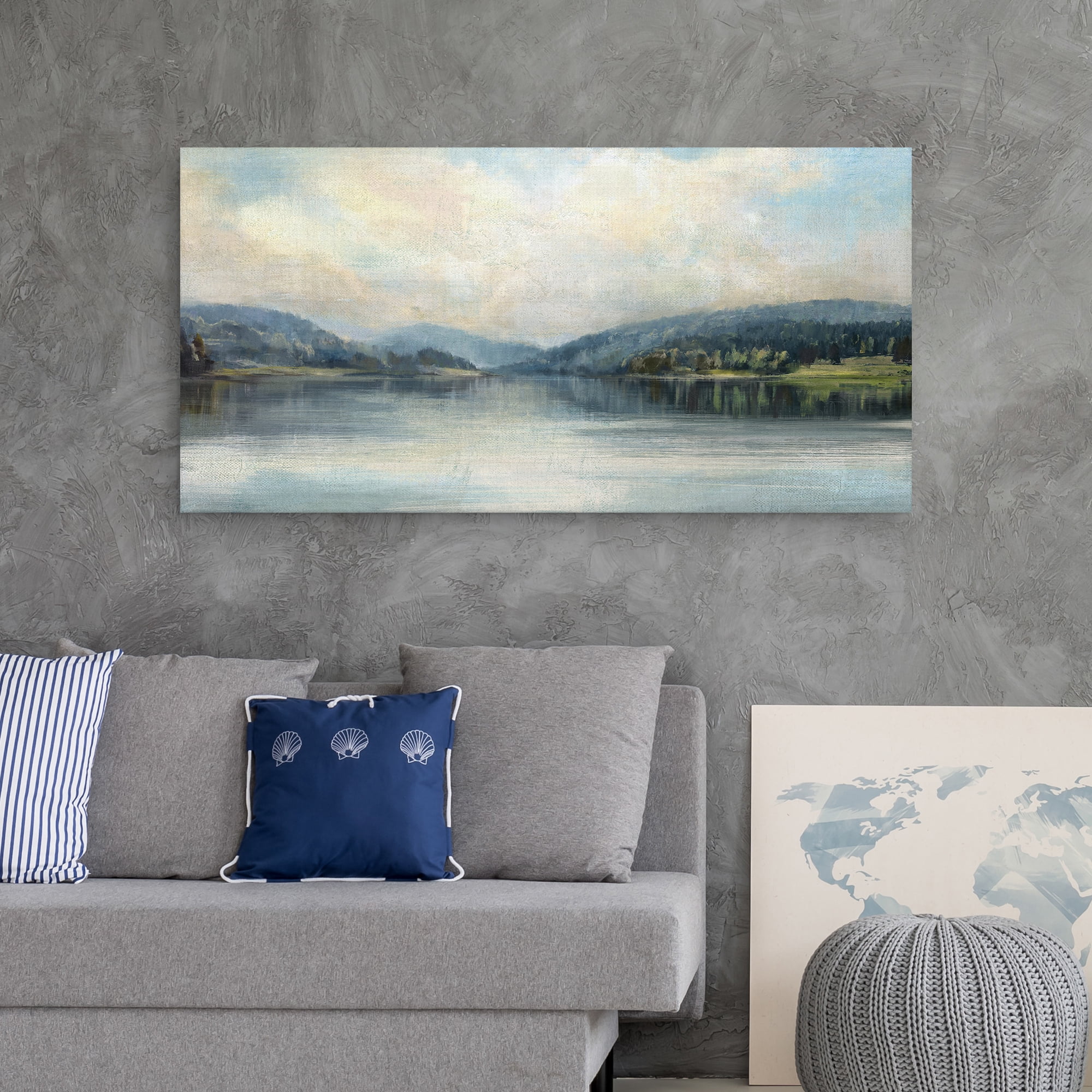 City Blue I Light by S Doonan Cnvs Prn