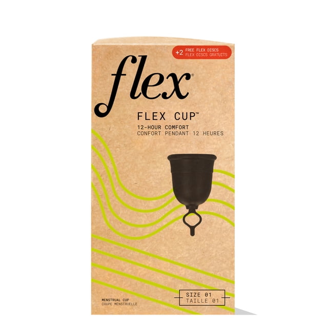 Flex Coupe Menstruelle Réutilisable Port de 12 Heures Taille 01