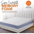 thumbnail image 5 of Cheer Collection Acid Reflux Bed Wedge Mattress Topper for Sleeping - Gentle Incline Mattress Elevator with Gel-Infused Memory Foam Top to Elevate Head and Upper Body - California King (72" x 84"), 5 of 8