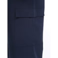 thumbnail image 4 of Raenseen Adaptive Clothing for Men with Alzheimer, Easy Dressing Back Zipper Jumpsuit Comfort Daily Wear Navy Blue XL, 4 of 7