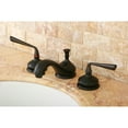 thumbnail image 2 of Kingston Brass KS1165ZL 8 in. Widespread Bathroom Faucet, Oil Rubbed Bronze, 2 of 3