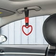 thumbnail image 3 of Anillo de Advertencia Decorativo del parachoques Trasero de la Correa Plástica de la Manija del Coche en Forma de Corazón, 3 of 7