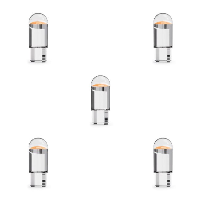 Sidaley 10 piezas de luces LED para coche, bombillas interiores, lámparas, luz rosa para automóvil, 12V luz rosa 12V 5piezas