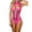 556#Hot Pink, variant on Womens Sexy Bodysuit Lingerie One Piece Clearance Fashion Bow Lace Racy Underwear Suit Underwear One Piece Jumpsuit