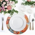 thumbnail image 3 of GZHJMY Round Braided Placemats Poppies Flowers Round PVC Woven Place Mats Indoor Washable for Kitchen Dining Tables 15 inch Heat Resistant Round Table Mats, 3 of 7
