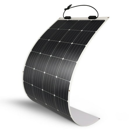 UPC: 0810009713838 | Renogy Flexible Solar Panel 175 Watt 12 Volt Monocrystalline Flexible Bendable Mono Off-Grid Charger for Marine RV Cabin Van Car Uneven Surfaces