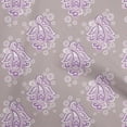 thumbnail image 1 of oneOone Cotton Jersey Lavender Fabric Asian Paisley Dress Material Fabric Print Fabric By The Yard 58 Inch Wide, 1 of 4