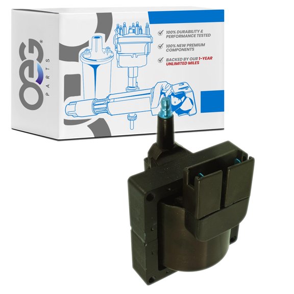 OEG Parts New Ignition Coil Replacement For 1982-98 Ford , Lincoln, Mazda, Mercury, Merkur/626, Aerostar, Replaces Ford F5ZZ-12029-A F7PJ-12029-AA F7PZ-12029-A F7PZ-12029-AA
