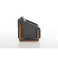 thumbnail image 5 of Gray Chenille Armchair with Ergonomic Design / Ideal for Indoor Seating, 5 of 6