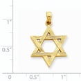 thumbnail image 2 of Beautiful 14k Polished Star of David Pendant, 2 of 2