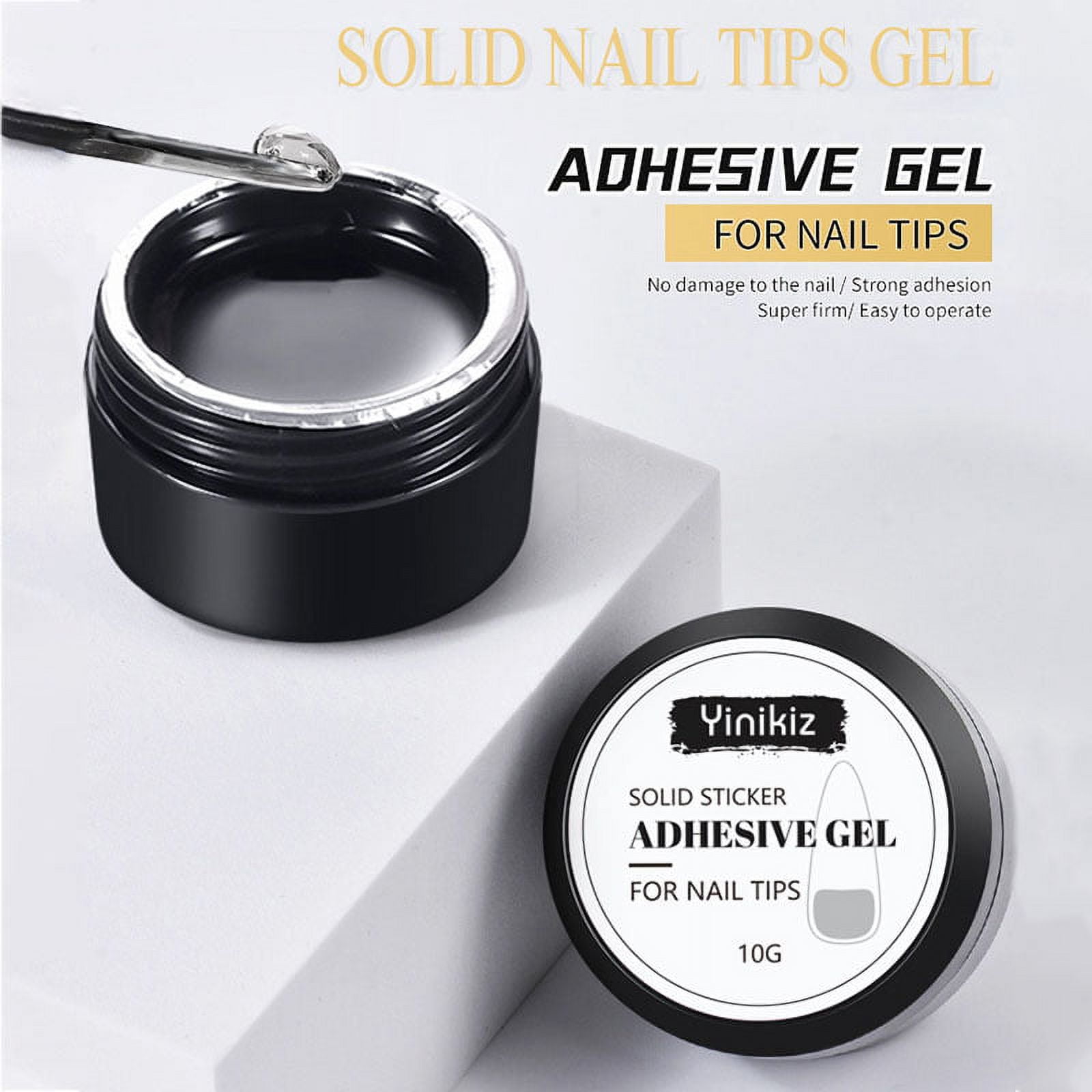 U-Shinein 2x10ml Solid Nail Glue Gel Nail Tips Glue Gel for