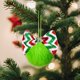 thumbnail image 4 of Adornos Navideños Peludos para Árbol, Verdes, Colgantes, 6 Cm, 4 of 7