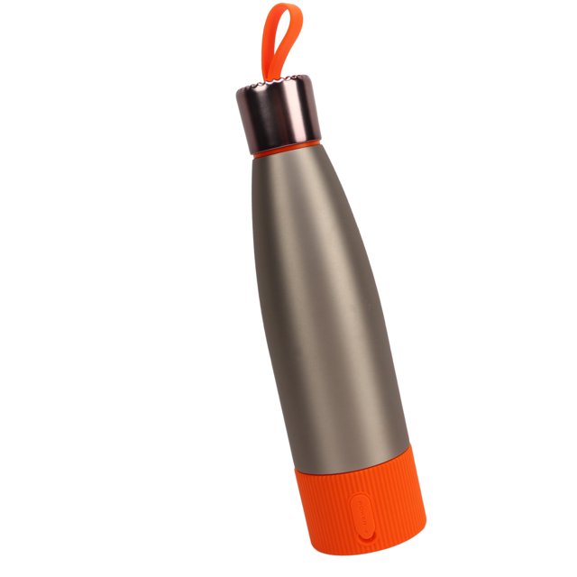 Calentador de Biberones ANGGREK Biberón Calefactor de Leche de Acero Inoxidable Naranja 350 Ml