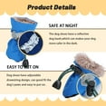 thumbnail image 4 of Dog Snow Boots, Dog Shoes for Winter, Dog Winter Boots for Small Medium Dogs Puppies, Dog Boots Paw Protectors with Anti-Slip Sole and Plush, Pack of 4, 4 of 7