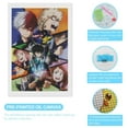 thumbnail image 3 of Diamond Art Kits for Adults My Hero Academia Diamond Art Gem Art Painting Full Drill Round Art Gem Painting Kit for Home Wall Decor Gifts 8"x12", 3 of 7