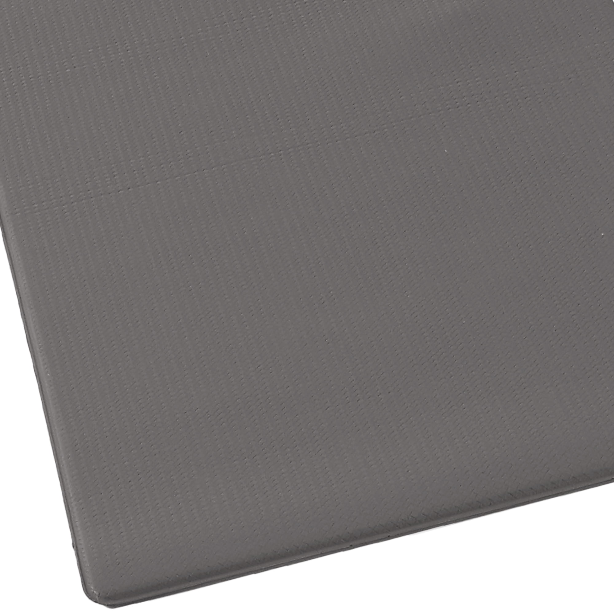 Unique Bargains 1 pcs Kitchen Runner Rug Waterproof Solid Color Kitchen Mat Grey 18" x 47"