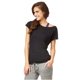 thumbnail image 2 of Aeropostale - Camiseta básica para mujer, color negro, talla mediana Aeropostale  Camiseta básica, 2 of 2