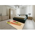 thumbnail image 4 of Ahgly Company Indoor Rectangle Patterned Khaki Gold Area Rugs, 7' x 9', 4 of 6