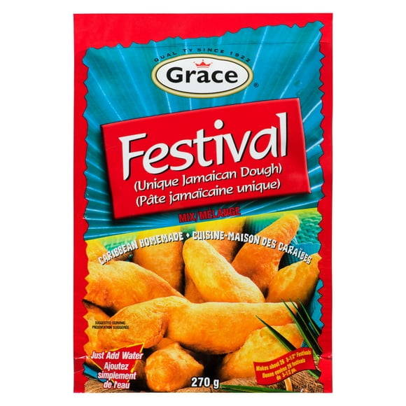 Grace Caribbean Homemade Unique Jamaican Dough Mix, 270 g