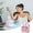 Pink-PK, variant on MMJ USB Rechargeable Mini Fan Humidifier with Water Bottle 4 Speed Spray Cooling Mister Portable for Desk Office Outdoor