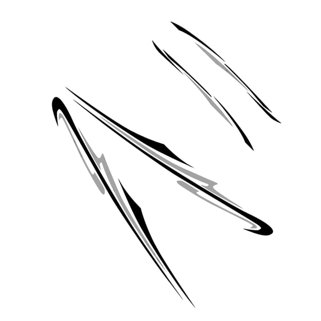 Thinsony Easy Removal For Customized Look Car Decals Sports Motorhome Stripes Overall black and gray 1Set