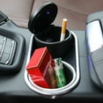 thumbnail image 4 of CxhicLuv Car Ashtray, Auto Smokeless Holder, LED Light Sealed Anti-Odor, Vehicle Smoking Accessories, Ash Containment & Odor Prevention Tools for Car Smokers, Drivers, Black, 4 of 7