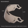 thumbnail image 3 of Helmet Visor Replacement for Arai RX-7X REO XD RX-7V VAS-V Full Face Helmet Shield Motorcycle Helmet Lens, 3 of 4