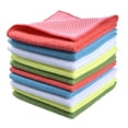 thumbnail image 1 of Microfiber Dish Cloth for Washing Dishes Dish Rags Best Kitchen Washcloth Cleaning Cloths with Poly Scour Side 5 Color Assorted 12"x12" 10 Pack, 1 of 8
