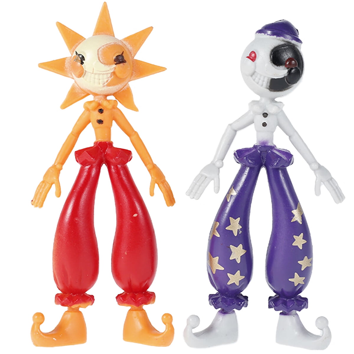 Buy DANDELIONSKY 2pcs Fnaf Sundrop Action Figure Sun Clown Action