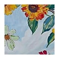 thumbnail image 4 of BANET Modern Floral Tabletop for Spring Summer Decorations, Picnics and Dinner Parties - Indoor Outdoor, Stain and Water Resistant, Tablecloth white, 4 of 8